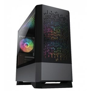 Cougar MG140 Air RGB Compact ARGB Mini Tower Gaming Case (Mercury White/Black) - myitstore.com.pk