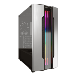 Cougar Gemini S Silver RGB Mid Tower Gaming Case - myitstore.com.pk