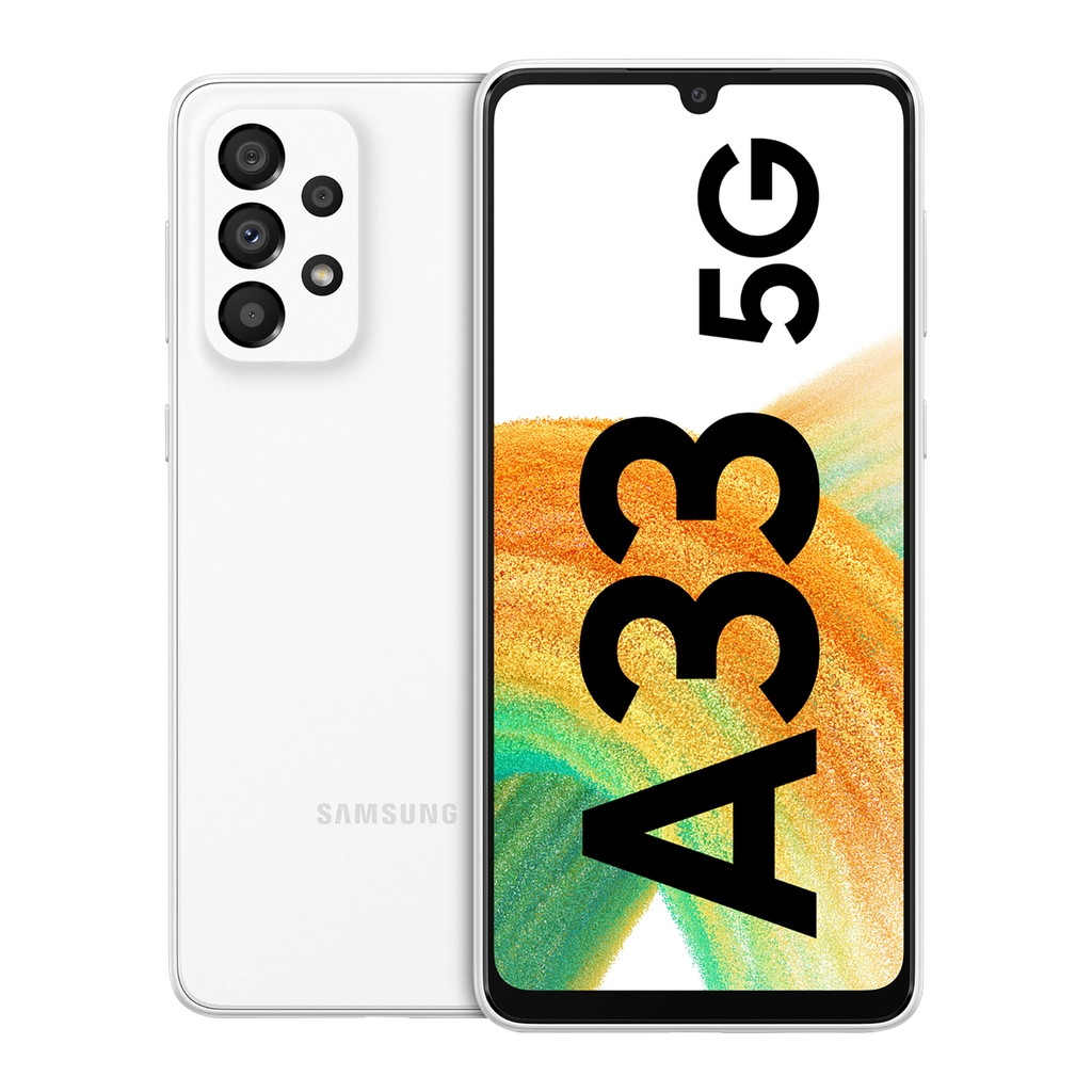 Samsung Galaxy A33 Dual Sim – 128GB, 8GB Ram, 5G (White)