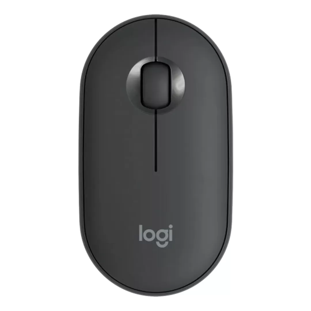 Logitech M350 Wireless & Bluetooth Pebble Mouse Black